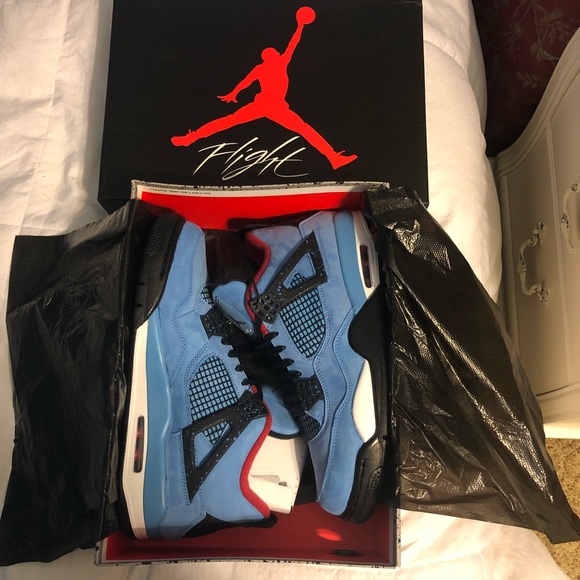 travis scott jordan 4 box